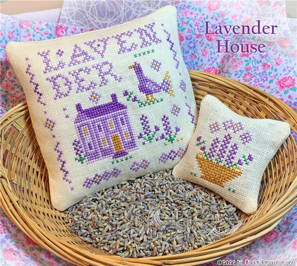Lavender House 66w x 58h Calico Confectionery
