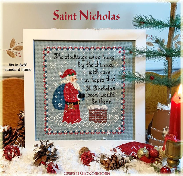 Saint Nicholas 106w x 113h Calico Confectionery