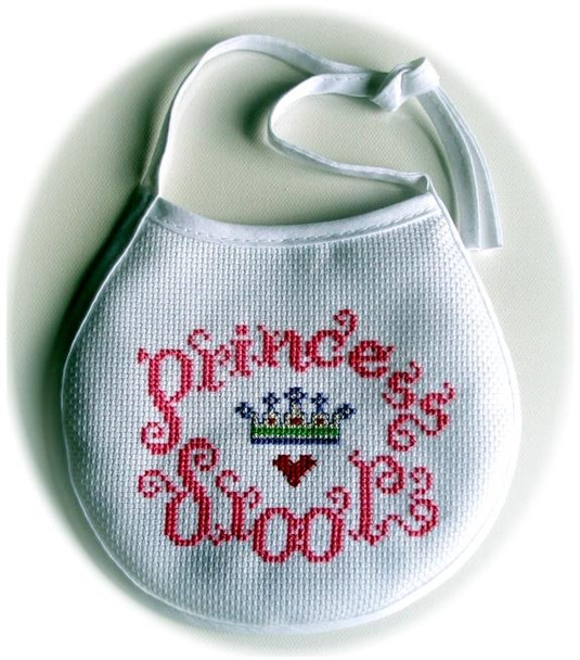 Princess Suite Series, Princess Drool Bib by Carousel Charts