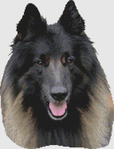 Belgian Tervuren - Smile 143w x 187h DogShoppe Designs