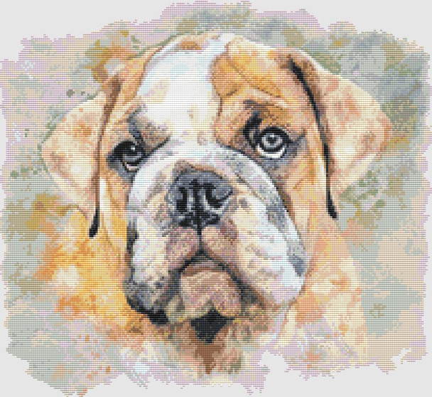 Bulldog - Pastel 208w x 191h DogShoppe Designs  IG