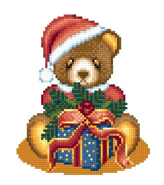 Santa Teddy Bear 70W x 80H Solaria Gallery