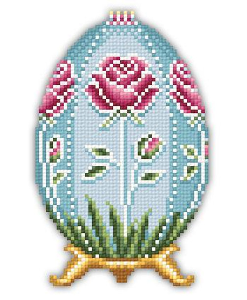 Rose Faberge Easter Egg 49W x 76H Solaria Gallery