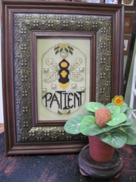 zwBN39 Bee Patient By the Bay Needleart