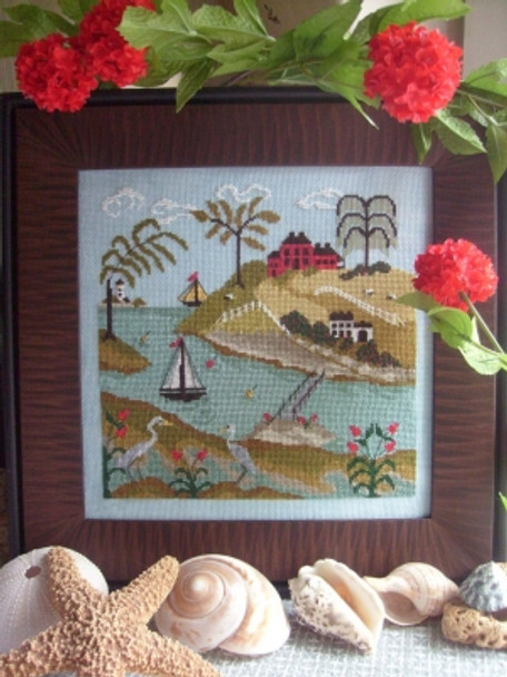 ZWBN9 Tidal River #1 By the Bay Needleart