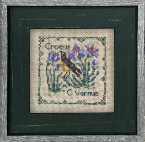 DR295 Crocus Vernus - Botanical Stitchess Drawn Thread (The)