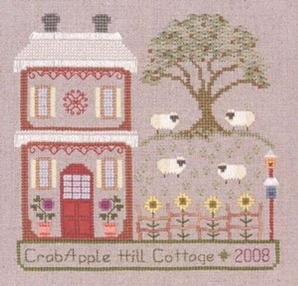 EL63 Crab Apple Hill Cottage Elizabeth's Needlework Designs