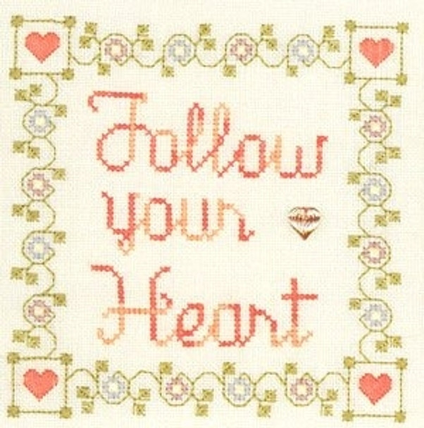 EL67 Follow Your Heart  Elizabeth's Needlework Designs