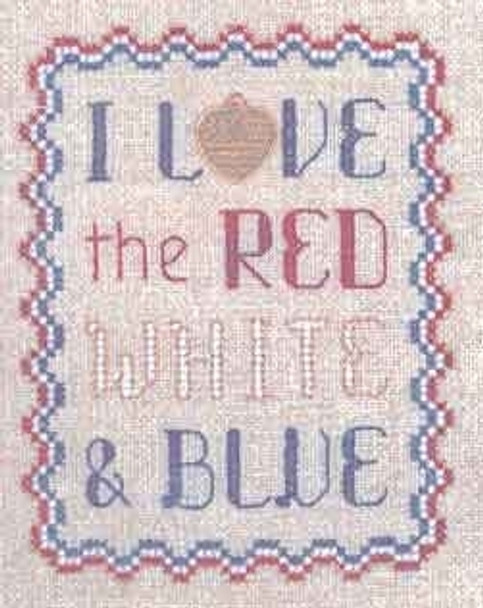 ELC8 Red, White & Blue Elizabeth's Needlework Designs