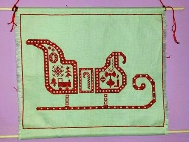 WW194 Tribal Sleigh White Willow Stitching