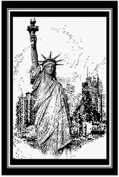 ZRRP10 Lady Liberty - Pen and Ink Series Ronnie Rowe Designs