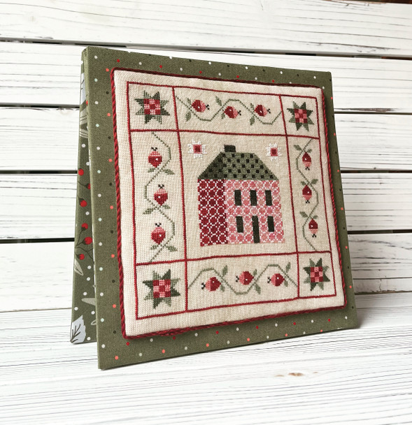 Home Sweet Saltbox Home 122 x 122 stitches by New York Dreamer
