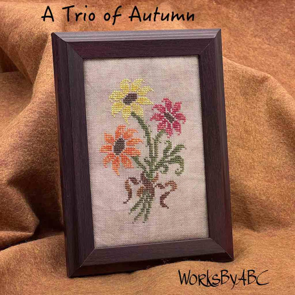 Trio of Autumn Flowers by Works By ABC