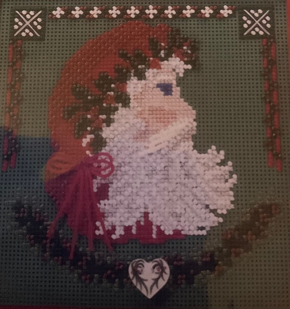 MHCB206 Mill Hill Buttons and Bead Kit Holly Bough Santa (2003) OOP