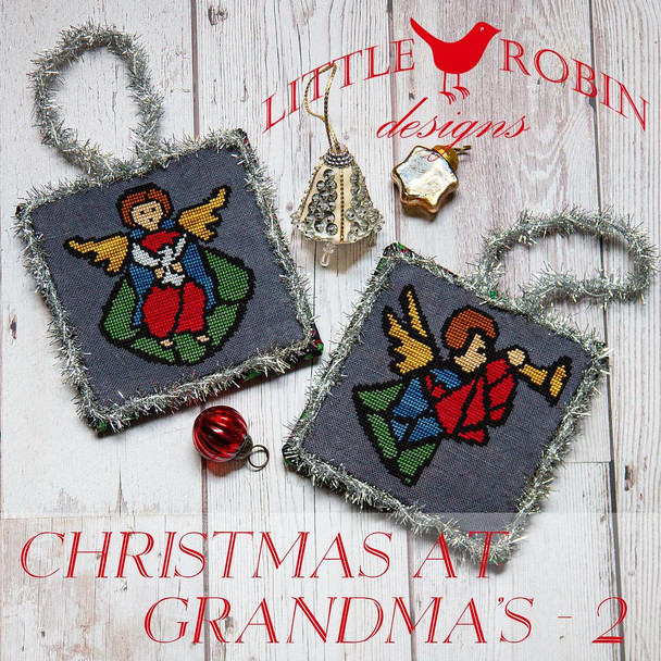 Christmas At Grandma's - 2 Stitch Count: 59 x 59 & 65x58 by Little Robin Designs 23-2633 YT
