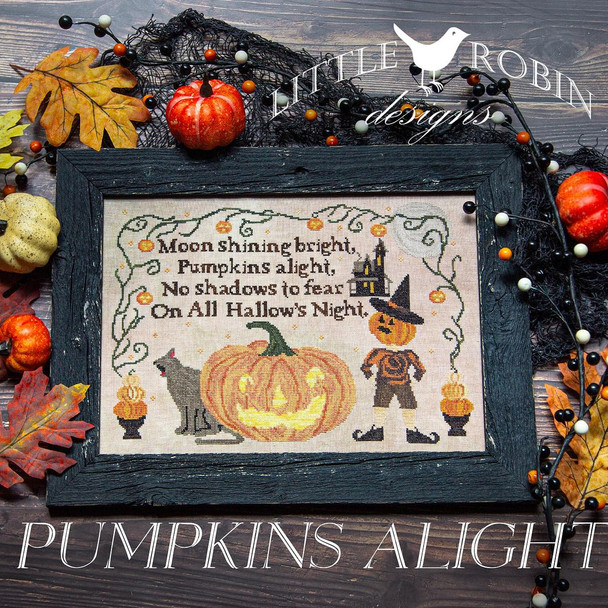 Pumpkins Alight 219w x 155h by Little Robin Designs 23-2635 YT