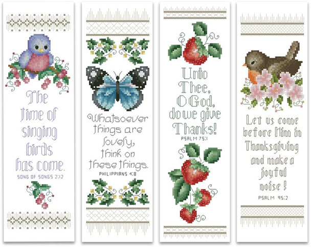 Biblical Bookmarks Volume 2 42w x 147h Kitty And Me Designs