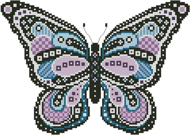 Colorful Butterfly Twilight 119 w X 82 h Kitty And Me Designs