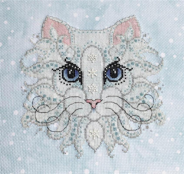 Colorful Cat Frosty 101w x 100h Kitty And Me Designs