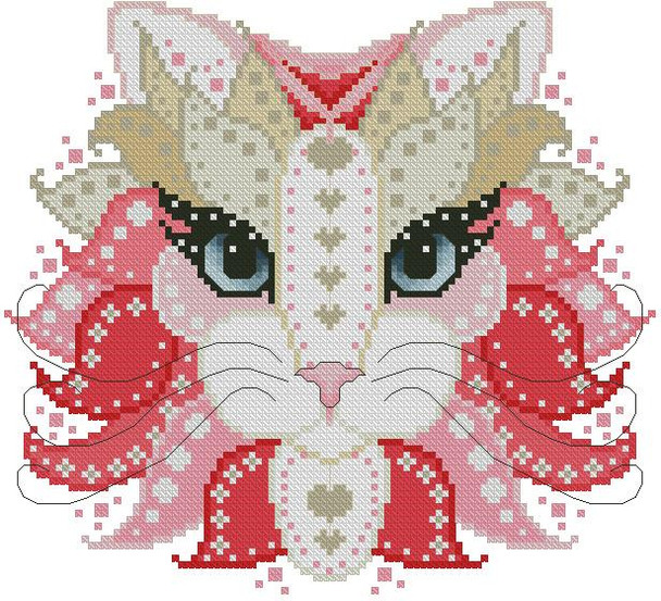 Colorful Cat Jeannie 101w x 92h Kitty And Me Designs