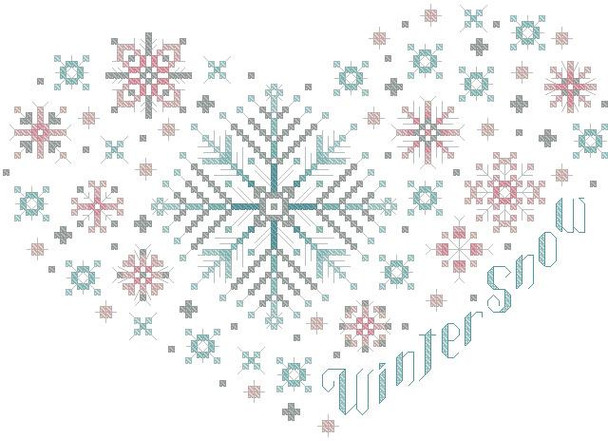 Winter Snow 106 w X 76 h Kitty And Me Designs