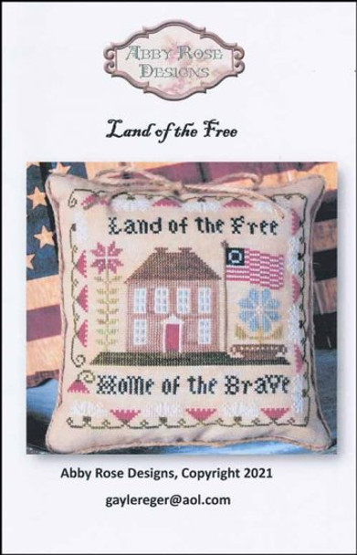 Land Of The Free Stitch count is 98 x 98 by Abby Rose Designs YT