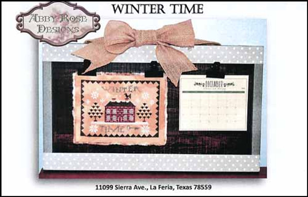 Winter Time Stitch count is 115W x 86H by Abby Rose Designs YT