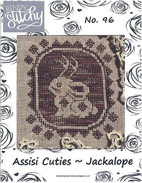 Assissi Cuties Jackalope by Bendy Stitchy Designs 23-2538