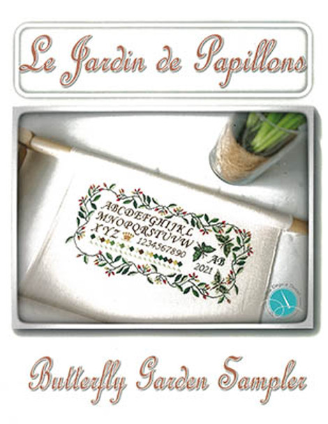 Le Jardin De Papillons 295w x 143h by Elegant Thread 23-1818