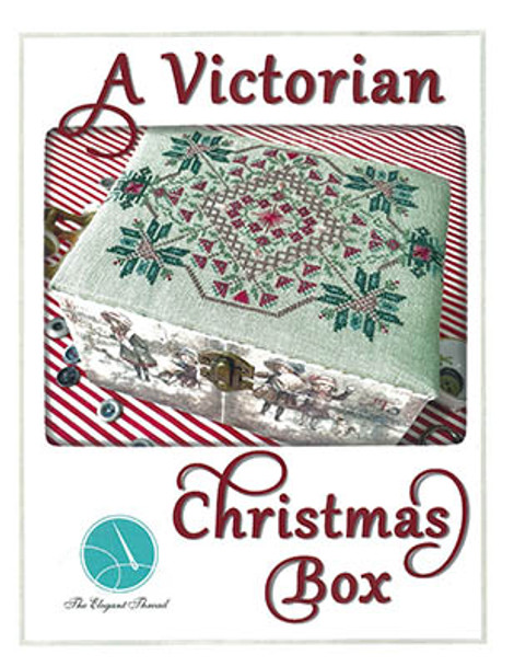 Victorian Christmas Box 123w x 77h by Elegant Thread 23-1807