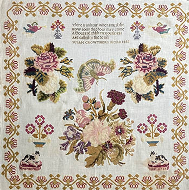 Susan Crowthers 1853 Sampler by From The Heart 23-2907  YT