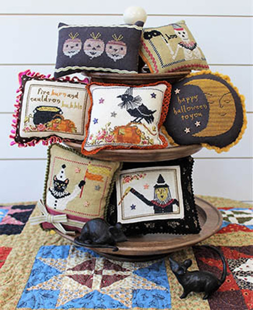 Harlequin Halloween Smalls by Cosford Rise Stitchery 23-3071