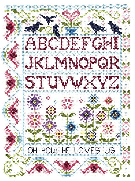 ZImagi He Loves Us 95w x 125h by Bobbie G Designs