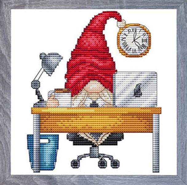 Gnome At Work by Les Petites Croix De Lucie 23-2382