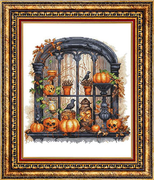 Halloween Window by Les Petites Croix De Lucie 23-2875