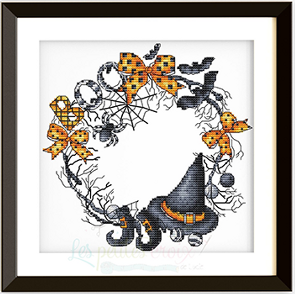 Halloween Wreath by Les Petites Croix De Lucie 23-2664