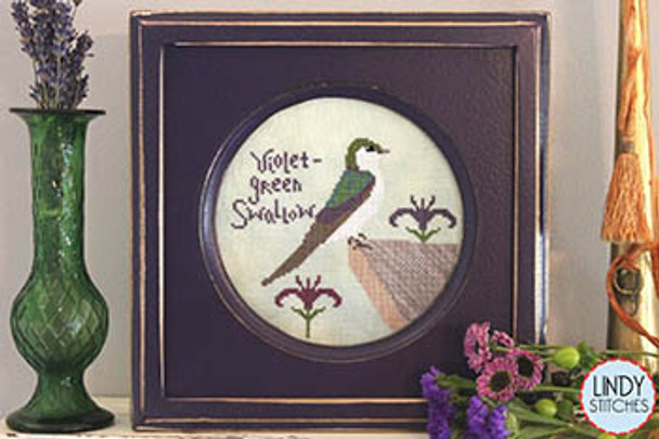 Violet Green Swallow by Lindy Stitches 23-2938