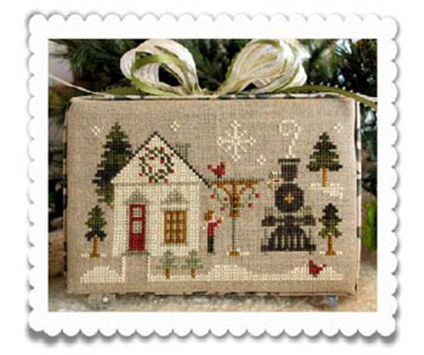 Hometown Holiday-Main Street Station 81 x 50 by Little House Needleworks 13-1497