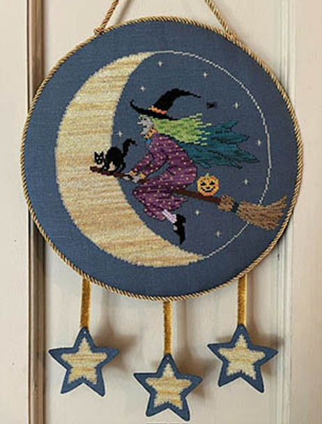Broom To The Moon 136w x 198h by Needle's Notion, The 23-2438 YT