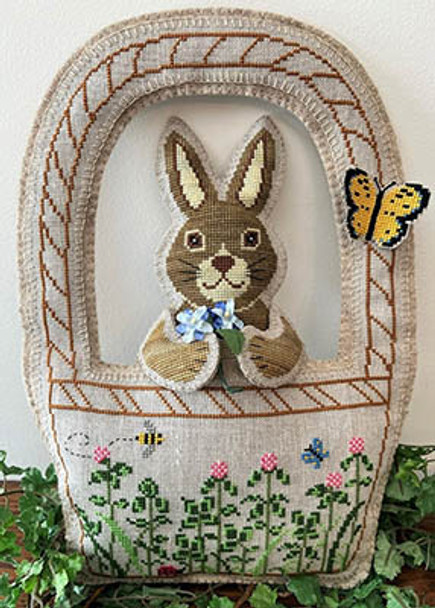 Bunny In A Basket by Needle's Notion, The 23-1452 YT