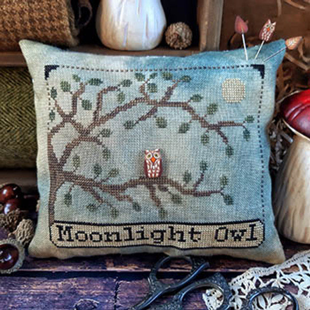 Moonlight Owl 2023 91w x 75h by Puntini Puntini 23-2710