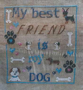 My Best Friend 109h x 99w Is My Dog by Romy's Creations 23-2684 YT