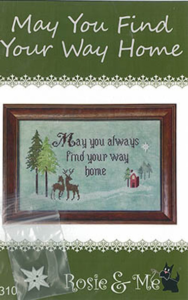 May You Find Your Way Home 146w x 87h by Rosie & Me Creations 23-2502