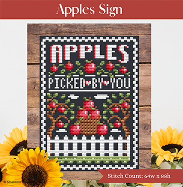 Apples Sign by Shannon Christine Designs 23-3005