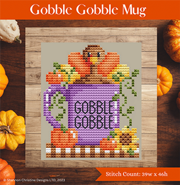 23-2881 Gobble Gobble Mug by Shannon Christine Designs