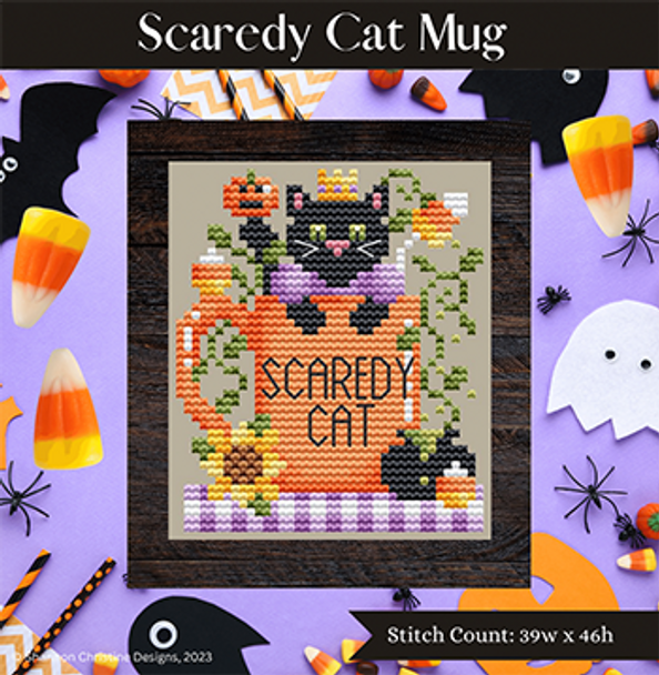 23-2645 Scaredy Cat Mug by Shannon Christine Designs