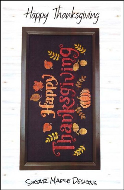 Happy Thanksgiving  155w x 87h Sugar Maple Designs