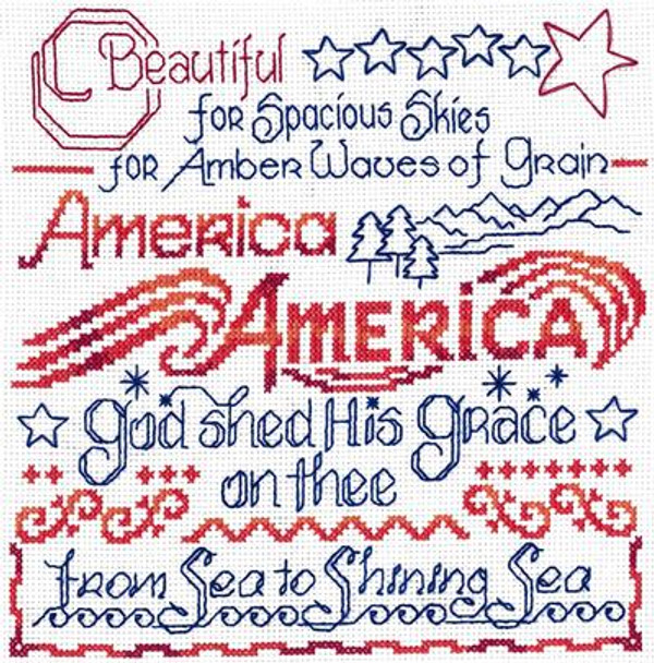 Ursula Michael Designs America The Beautiful 112w x 110h