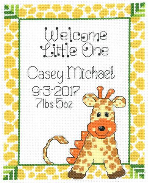 Ursula Michael Designs Giraffe Baby 89w x 113h