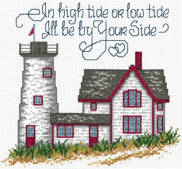 Ursula Michael Designs By Your Side Lighthouse 116w x 101h